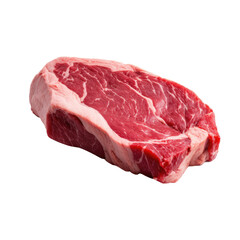 steak beef meat isolated on transparent background