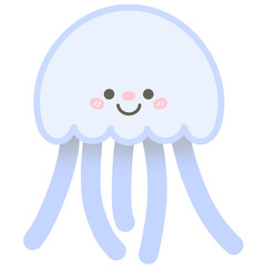 cute puplejellyfish
