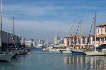 Genua (Genoa) in Italien im Spätsommer 2015