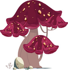 illustration of a mushroom