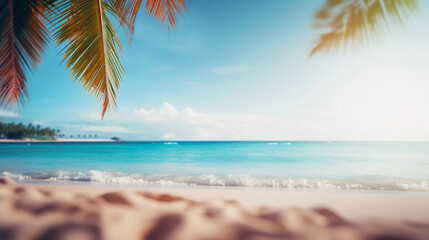 Tropical Summer Sea Beach Landscape