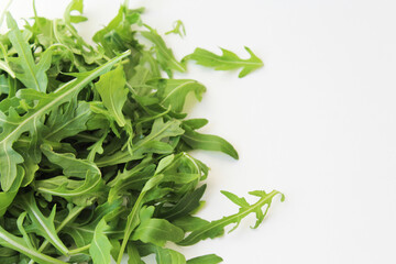 background arugula healthy food