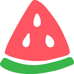 Fresh and juicy watermelons slices - 618593604