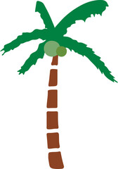 Coconut tree icon - 618593670