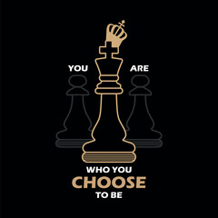 Chess T-shirt design.
