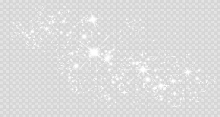 Solar glare.Glow isolated white transparent light effect set, lens flare, explosion, glitter, line, sun flash, spark and stars. Beautiful optical lens flare effect sun light.