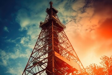 Radio Tower Stock Photos And Images professional photography ai generated