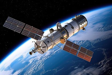 Fototapeta premium Satellite Communication Stock Photos And Images professional photography