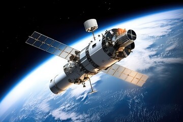 Obraz premium Satellite Communication Stock Photos And Images professional photography