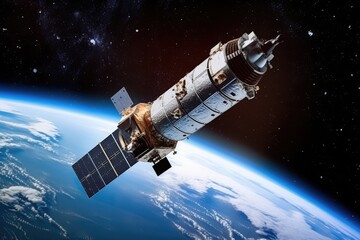 Obraz premium Satellite Communication Stock Photos And Images professional photography