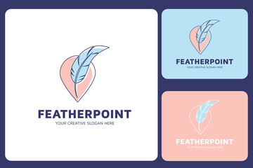 Feather Logo Design Template