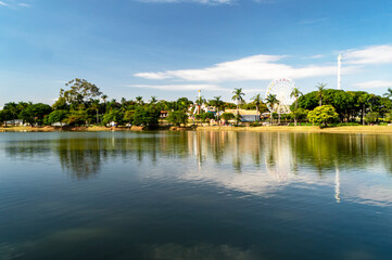 Fototapeta na wymiar Pampulha Lagoon UNESCO World Heritage Site. Belo Horizonte. Minas Gerais. Brazil.