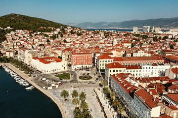 Fototapeta na wymiar View to Split, Croatia