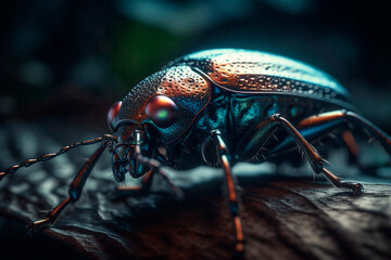 Beetle in marcos. Generative AI