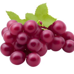 Fototapeta premium bunch of red grapes on Transparent background (PNG)