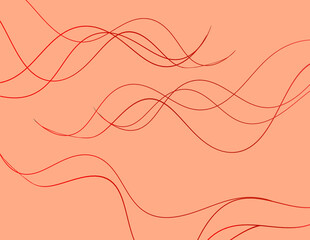 background of some wavy lines on a cream background