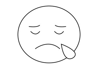 face crying