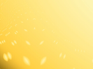 Abstract background, banner in gold tones, yellow texture, dust in the light stream