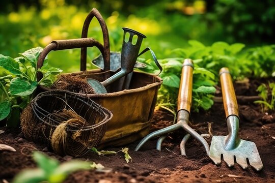 stock photo of Agricultural Tools Stock Photos photography
