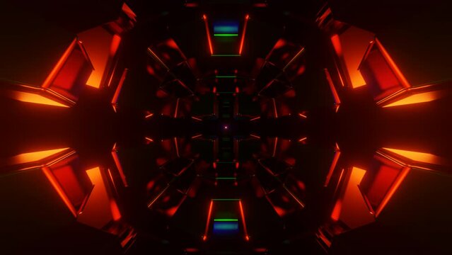 Radiant and captivating animation showcasing a mesmerizing and colorful trippy pattern illuminated by sacred geometry.