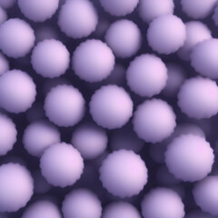 Abstract purple color ball 3d molecule background