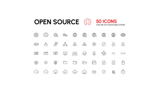 Icon Set for Open Source
