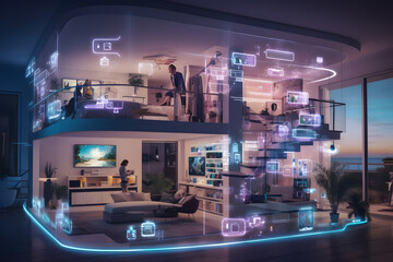 Smart home with connected infrastructure