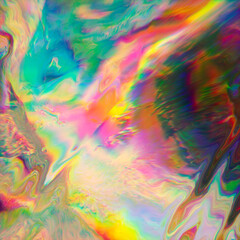 Colorful Abstract Glitch Dispersion Distortion Background