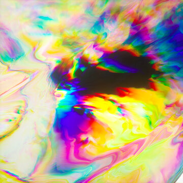 Colorful Abstract Glitch Dispersion Distortion Background