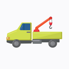 Tow truck icon clipart avatar isolated logotype vector illustration