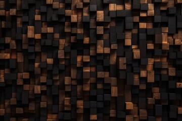 wooden block wall texture