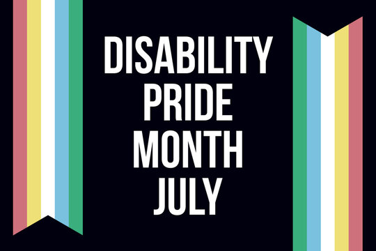 image of the month of disability with the original colors 2023 in high resolution