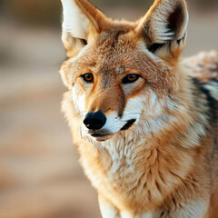 Obraz premium coyote portrait 03