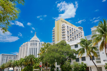 Fototapeta premium Stock photo Royal Palm Hotel Miami Beach FL