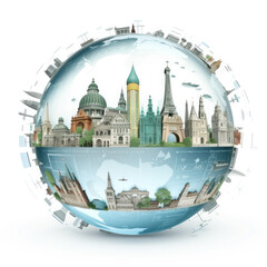 Obraz premium Travel concept ai generated