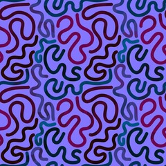 Abstract summer stripes seamless festive ribbons pattern for wrapping paper and fabrics and linens and kids