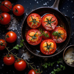 Tomato vegan dishes