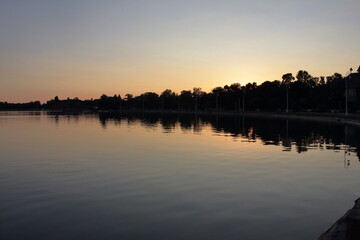 the beauty of Lake Palic near the city of Subotica in Serbia