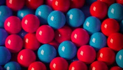 An Image Of An Excellently Composed Picture Of A Bunch Of Candy Balls