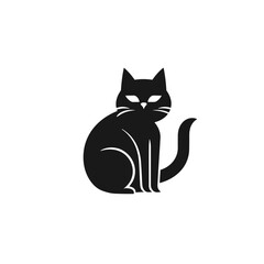 Cat Silhouette Icon SVG Vector, Little Cat, Cute Cats