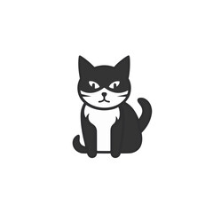 Cat Silhouette Icon SVG Vector, Little Cat, Cute Cats