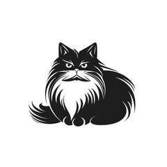 Cat Silhouette Icon SVG Vector, Paw, Sleeping Cat, Cat House, LIttle Cat, Cute Cats