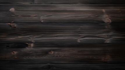 Fototapeta premium Black wood planks texture background generativ ai