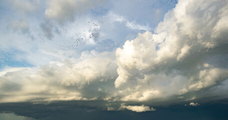 Storm clouds, cloudy weather