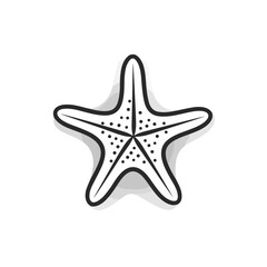 Summer vibe vector graphic, ice cream, sea star, flip flops, drink, sunglasses, palm trees, sunbed