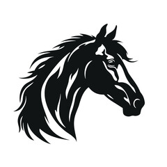 Horse silhouette, SVG isolated graphic, horses, beautiful animal
