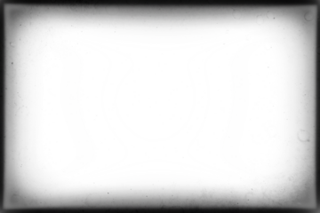 Vintage photo lens frame with vignette and dust, splatters, template on transparent background (png image). Useful for design, vintage film effects, and backgrounds	