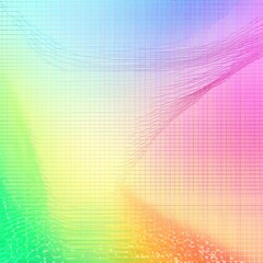 Obraz premium graph paper texture in first person point of view in a rainbow