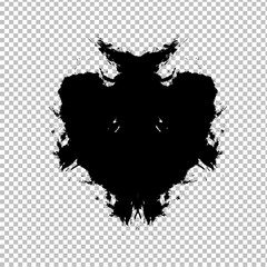 Abstract grunge paint, dirty grunge on transparent background. Vector eps 10