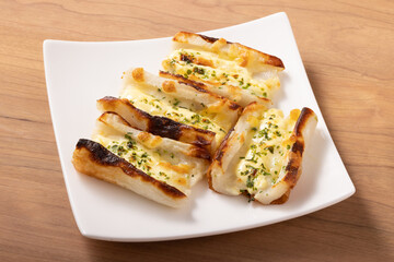 ちくわ　チーズマヨネーズ焼き